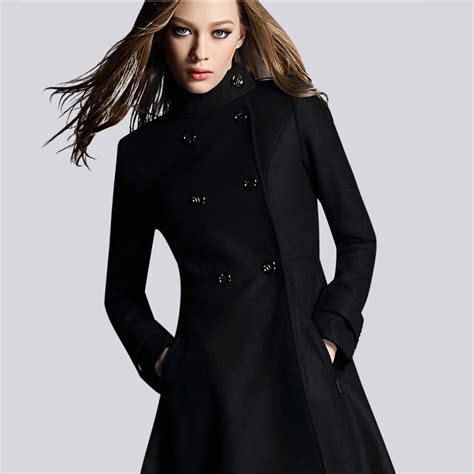 celine black coat|WOMEN'S LUXURY BLACK COATS .